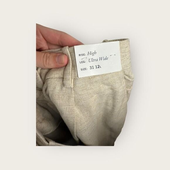 Abercrombie & Fitch Harper Ultra Wide Leg Pants Size Size 31 Long - Picture 9 of 10